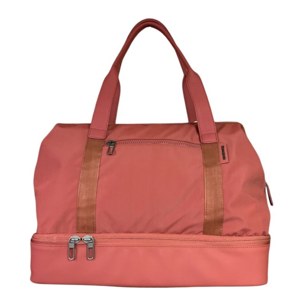 Samsonite Drop Bottom Weekender Duffel, with Detachable Padded Strap - Mars Red